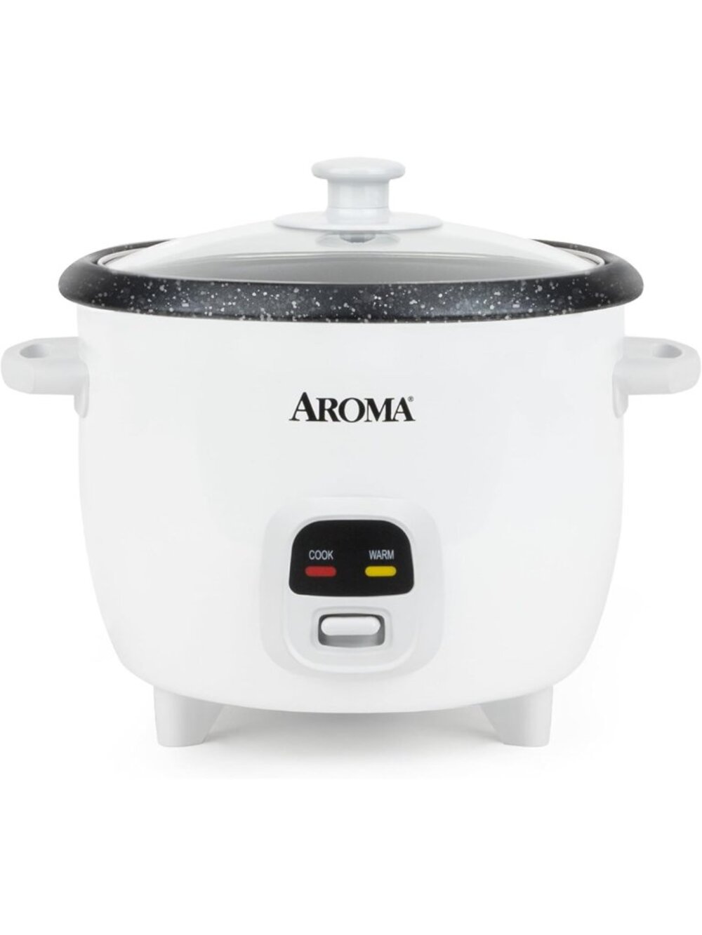 6-Cup Rice & Grain Cooker with Bonded Granite Nonstick Pot - Easy Cooking!
